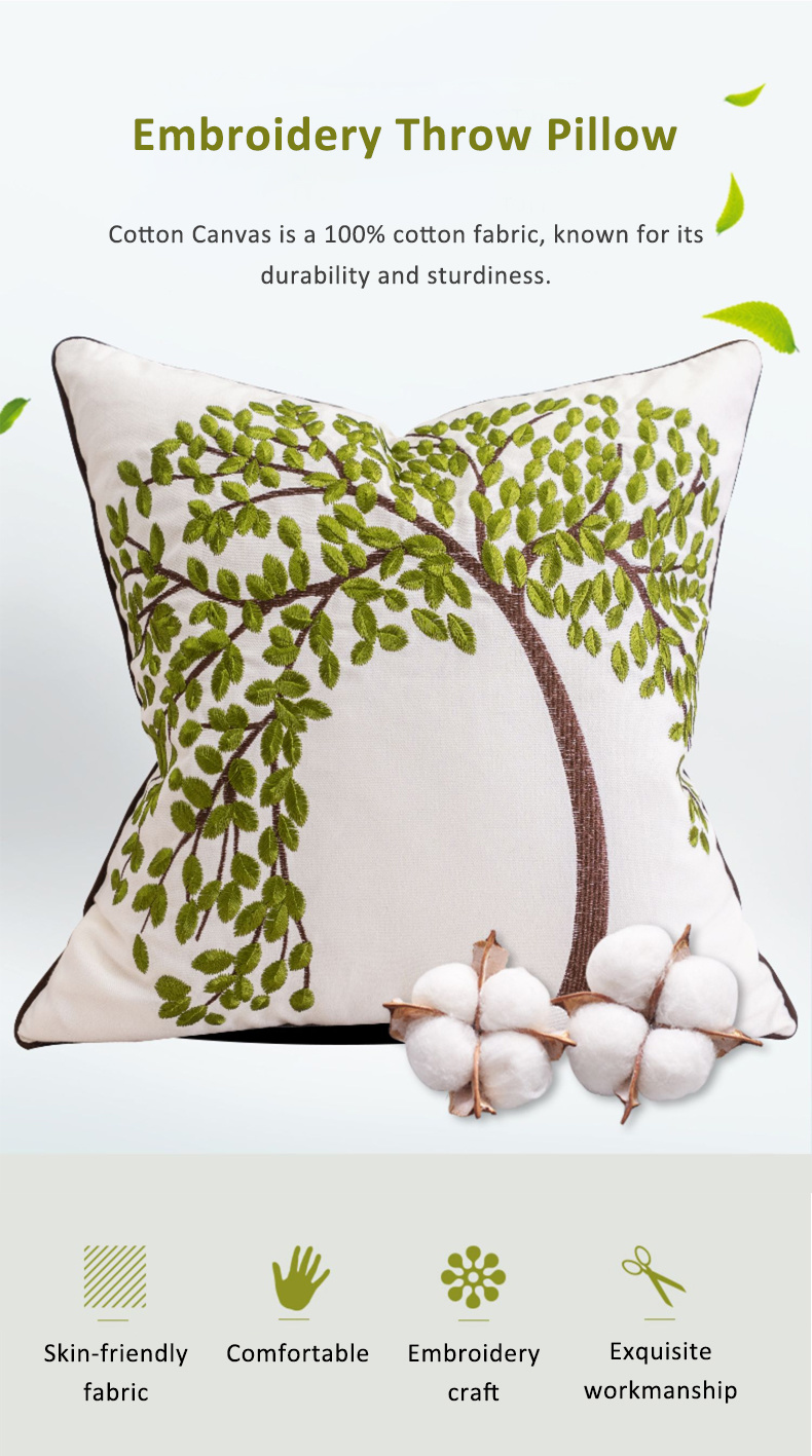 Jacquard Throw Pillow-8